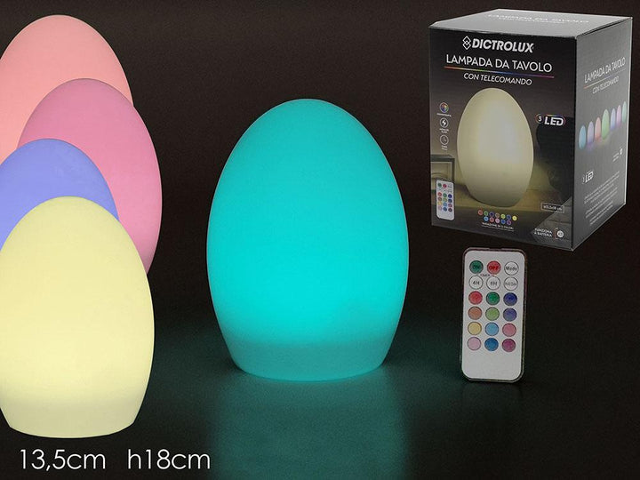 Lampada led multicolor con telecomando