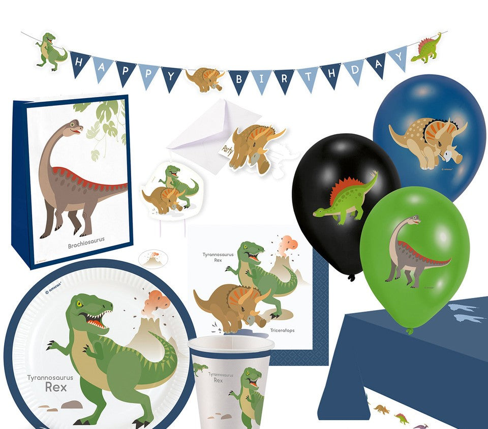 Party Set Happy Dinosauro - 61pz