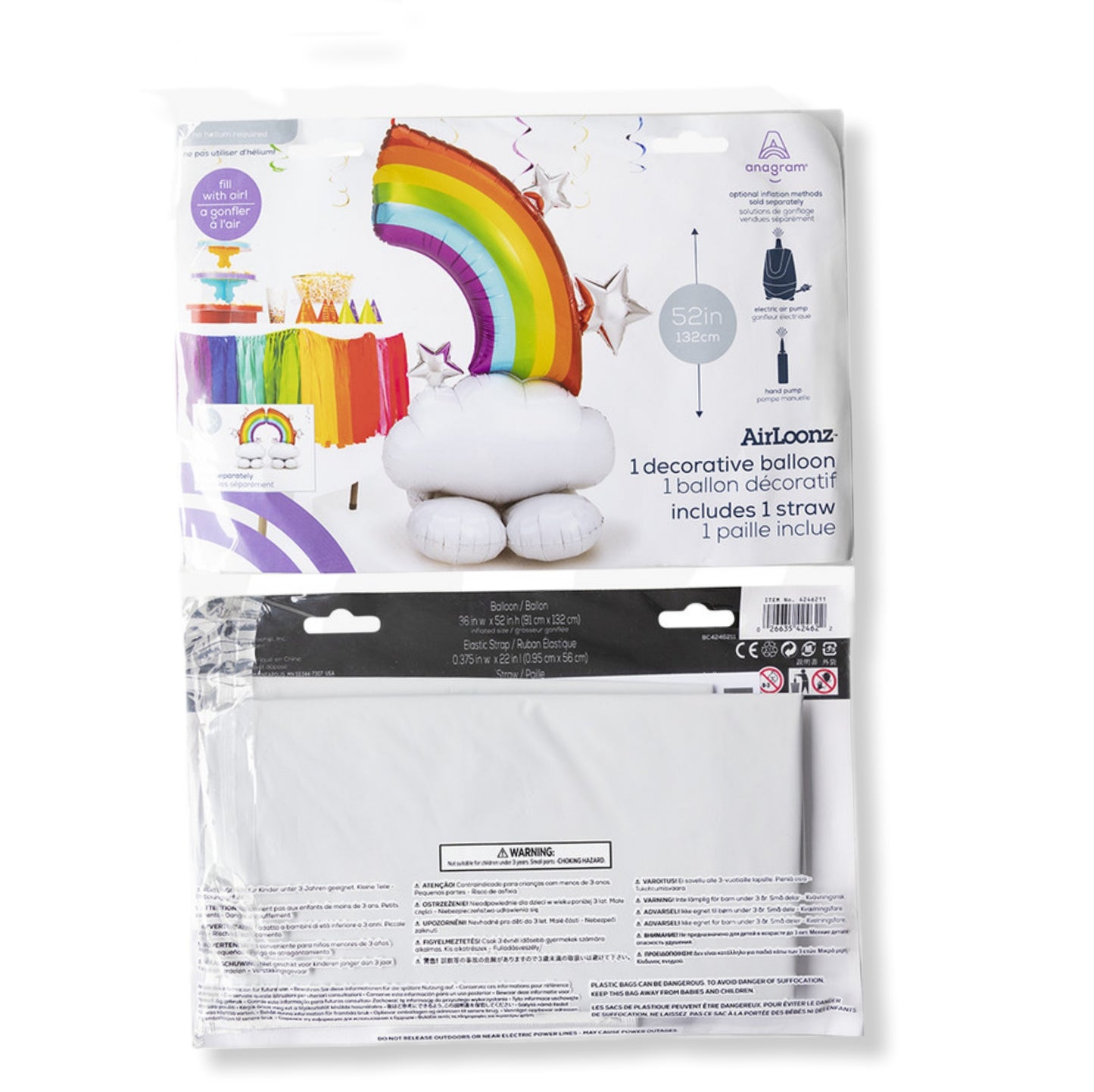 Palloncino Arcobaleno - Foil Airloonz 127cm