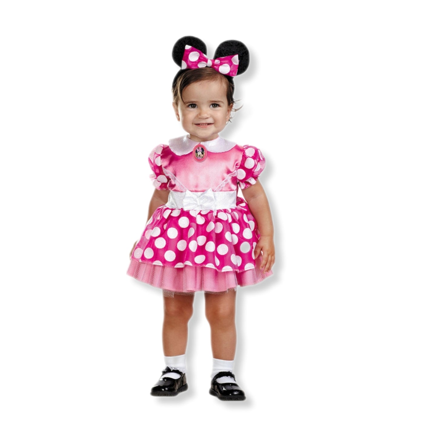 Costume Minnie Rosa Classic Baby