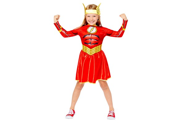 Costume da Bambina Flash ECO SOSTENIBILE