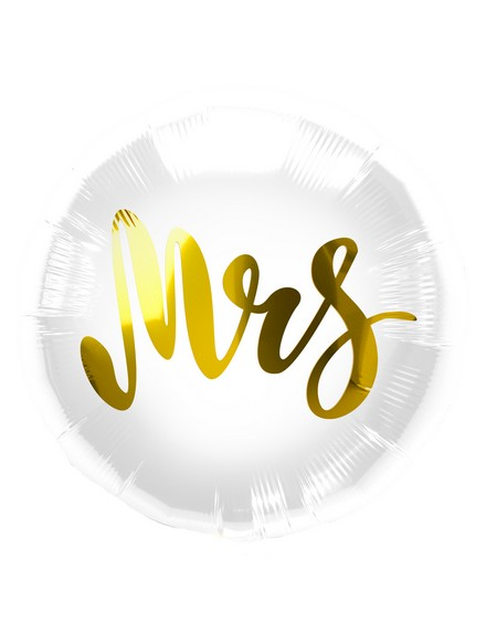 Pallone foil  Mr o Mrs