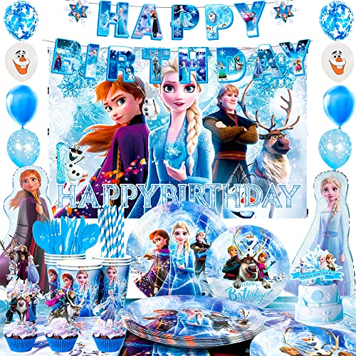 Kit Compleanno Frozen-124pcs